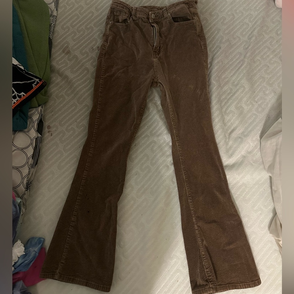 Corduroy bell bottom pants
